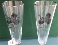 collectible set of bird glass