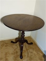 Vintage Round Accent Table