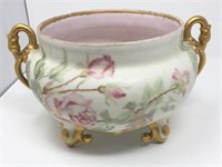 Antique Floral  Footed Bowl c. 1893