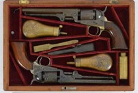 Colt Double Cased Set Pocket Revolvers