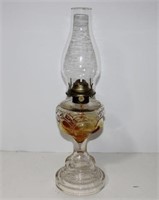 EAGLE GLASS OIL LAMP