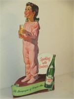 Canada Dry with Girl 15x28 Easelback