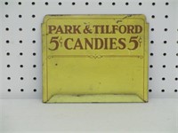 Parkford and Tillford Candy Tin Sign 7x8