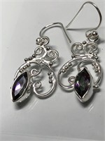 $160. S/Silver Mystic Topaz Earrings