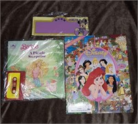 Minnie Room Plaque, Barbie Book, Cassette &
