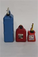 3 Gas Cans