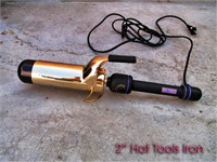 Hot Tools 2" Gold Plated Salon Curling Iron/Wand