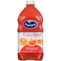 (2) Ocean Spray Ruby Red Original Grapefruit Juice