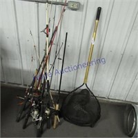 Fishing poles & net