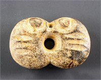 Hongshan Hardstone Beast Carved Pendant