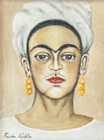 FRIDA KAHLO Mexican 1907-1954 Mixed Media on Paper
