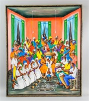 DIEUDONNE ROUANEZ Haitian b. 1921 Oil on Canvas