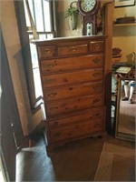 Mid Century Tall Chest by Unique