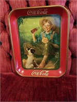 1931 Coca Cola Boy and Dog