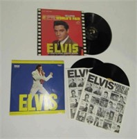 (Qty - 2) Elvis Presley Vinyl LP Vintage Records-