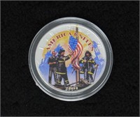 9/11 American Heroes Silver Dollar-