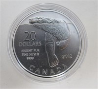 2012 Polar Bear Canadian Fine Silver Round-