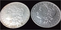 1889 & 1890 NEW ORLEANS MINT MORGAN SILVER DOLLARS