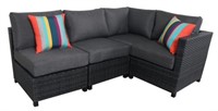Grand Prince 4-piece Woven Patio Sectional