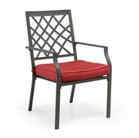4 Montclair  Red Cushioned Chairs