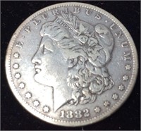 1882 SAN FRANCISCO MINT MORGAN SILVER DOLLAR