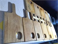 (10) Wooden Cutting Bread/Cheeze Boards