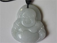 $100 Genuine jade carved buddha jadeite pendant