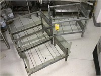 (3) 27" Undercounter large can Racks