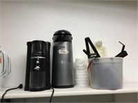 Coffee Dispenser & Plastic Utensils