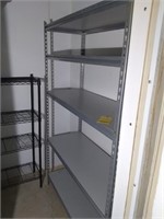 (2) Metal Shelves