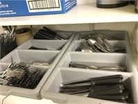 Group Of Forks, Knives & Spoons