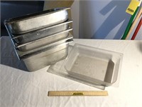 (6) SS Steam Table Pans