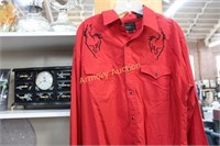 XL RED WESTERN SHIRT