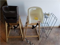 Wooden High Chairs & Plastic Booster Seats