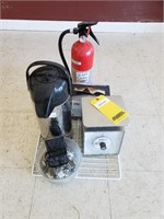 Fire Extinguisher, Scale, Coffee Pot & More