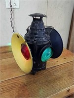 Electrified railroad lamp