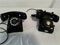 Two desk telephones