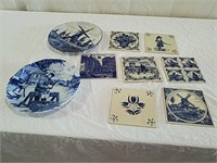 Delft plates and tiles