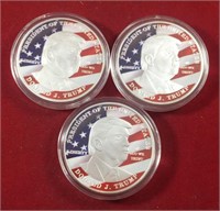 (3) Trump Coins