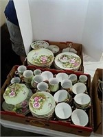 Two boxes of Lefton china