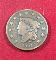 1831 Coronet Cent