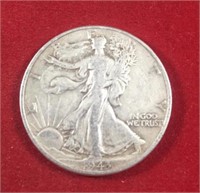 1943 Walking Liberty Half Dollar VF