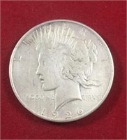 1926 D Peace Dollar AU