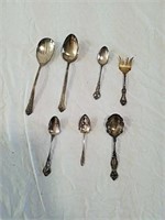 Silver flatware all marked Sterling