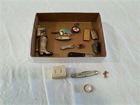 Jewelry, pocket knives and miscellaneous. ring