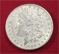 1900 O Morgan Dollar AU (Cleaned)