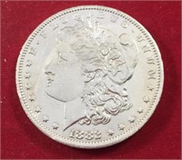 1882 O Morgan Dollar Unc. (Cleaned)