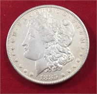 1885 Morgan Dollar AU