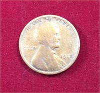 1917 Lincoln Cent (Cleaned)