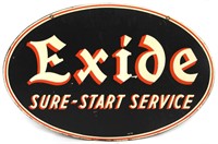 Exide Battery Service Advertising Sign